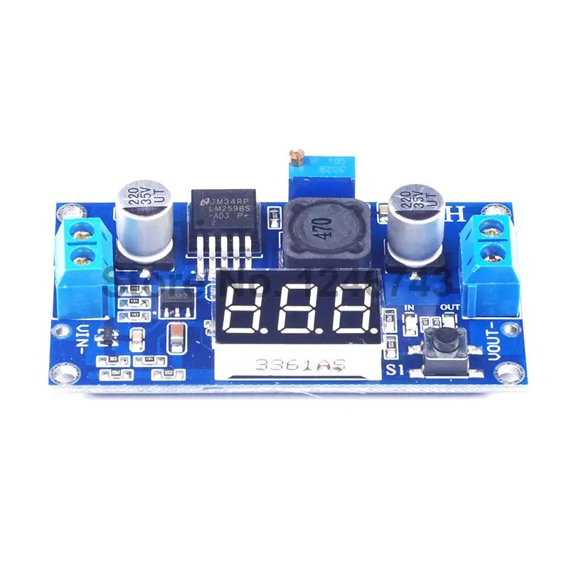 

1PCS Cheap LM2596 DC 4.0~40 to 1.3-37V Adjustable Step-Down Power Module