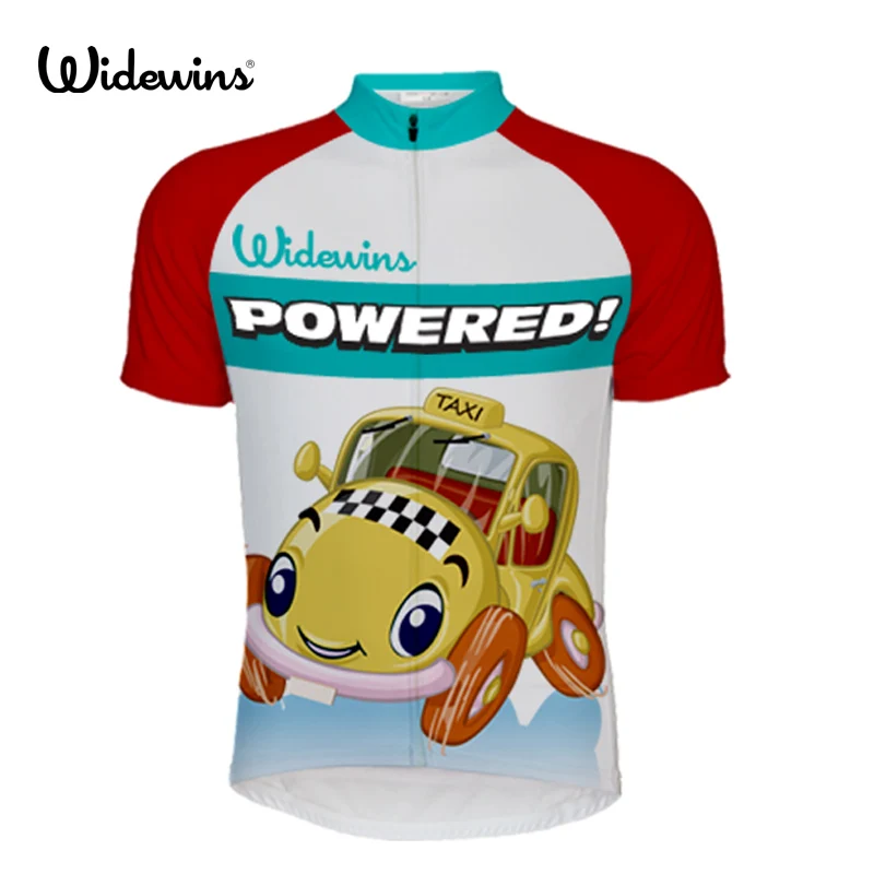 

New Hot taxi Yellow powered Men's MTB Bike Cycling Jersey Shirts Breathable Bicycle Short Sleeve Sport Jerseys Maillot 5714