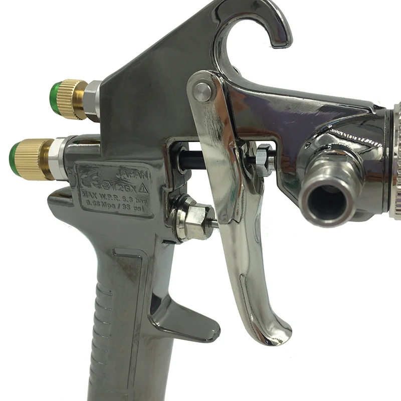 Nouveau mini pistolet de pulvérisation professionnel, pistolet de peinture par gravité, type d'alimentation, aérographe, miroir, outil de peinture pour voiture, R71G