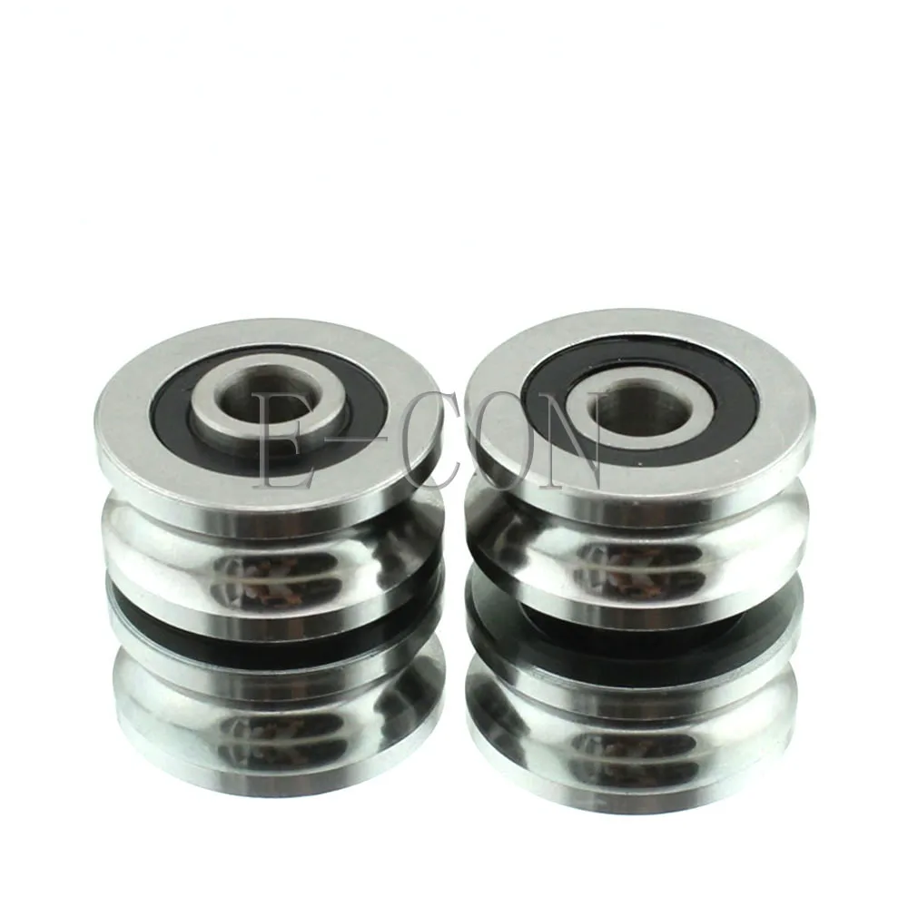 1/5/10PCS SG10 U Groove 4*13*6mm Sealed Ball Track Guide Bearing Textile Machine Hi-Q