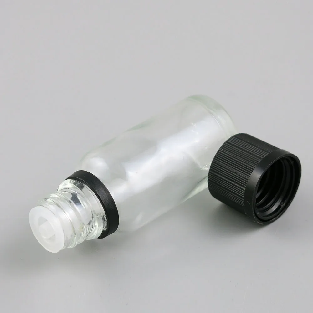 10 stks 5 ml 10 ml 15 ml 20 ml 30 ml 50 ml 100 ml Essentiële Olie Glazen Fles Met Plastic Dop e Vloeibare Reagens Fles Hervulbare