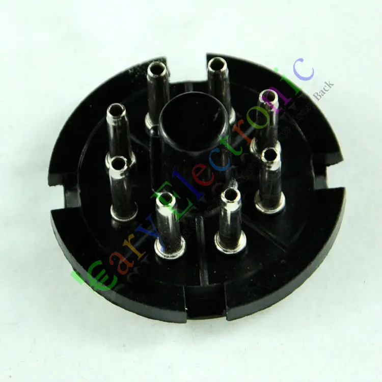 Опт и розница 5 шт 8Pin бакелитовая трубка Розетка База тестирования octal Для EL34 6SN7 KT88 6L6 amp Бесплатная доставка