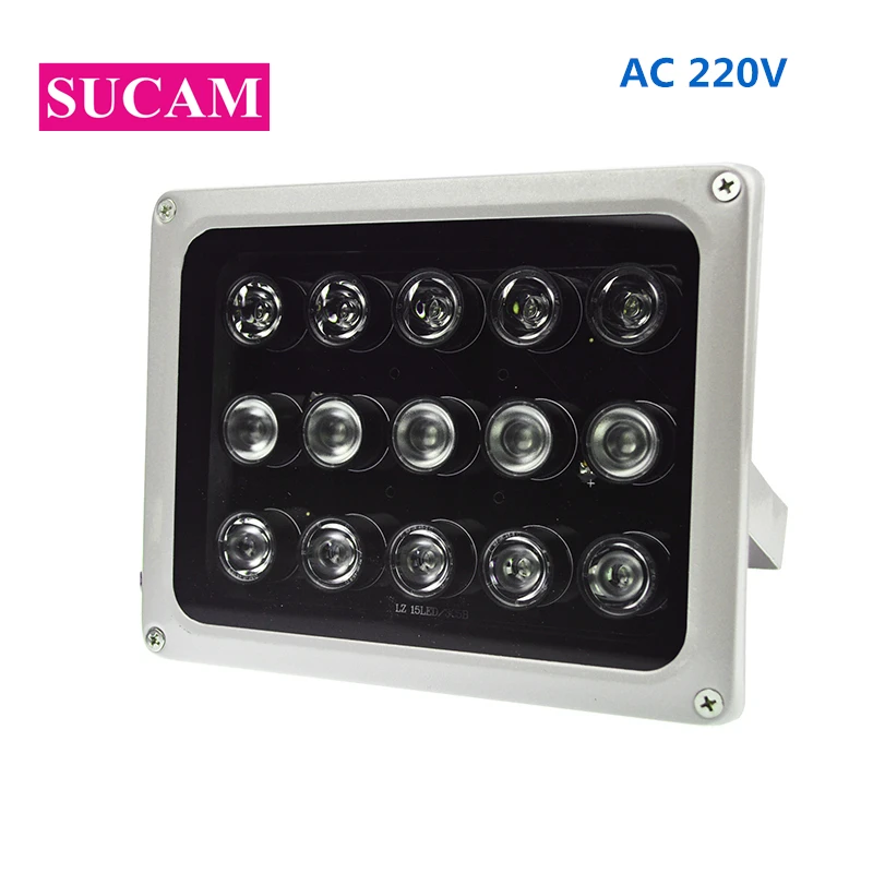 

AC 110-220V CCTV Filled Infrared IR Illuminatoring Filling Led Light Waterproof Lamps for CCTV Camera System at Night Time