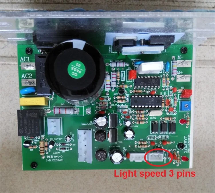 Free Shipping 220V ZY03WYT Magnetic speed Light speed SHUA brothers treadmill circuit board motherboard driver control treadmill