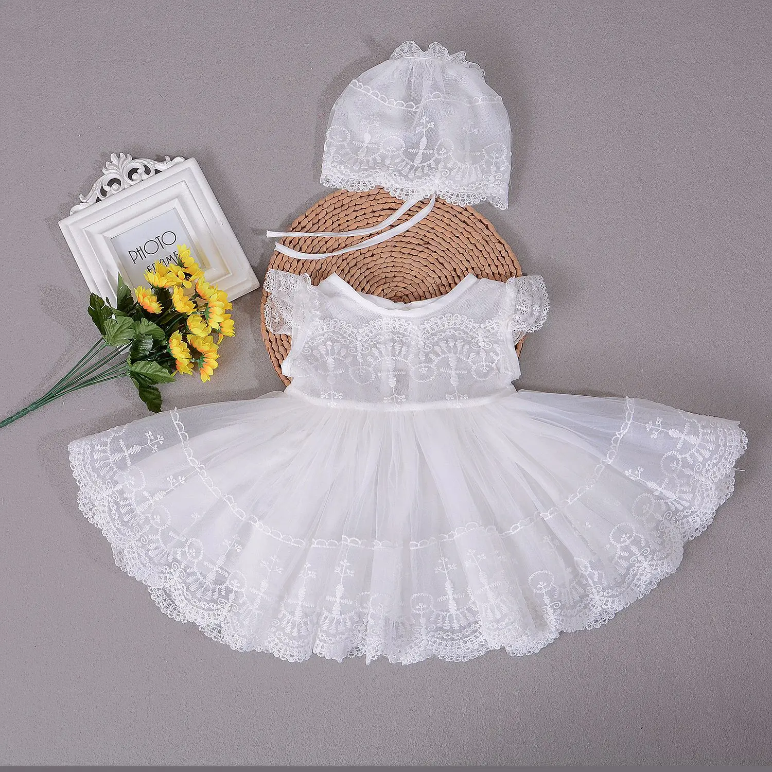 Baby Girl Dresses Party Wear Vestido 1 Year Birthday Clothes  Summer Toddler Baby Girls Clothes 3 6 8 12 18 24M RBF184035