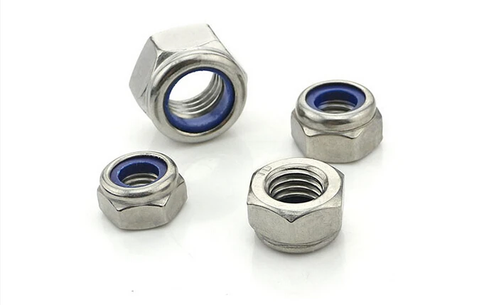 

500PCS M3 Nylon Lock nut,Locking nut,Self lock nut,Stainless Steel Self Locking Hex Nuts