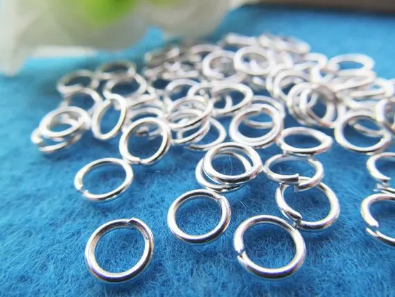 2500pcs 6 Colors 6mmx0.9mm Open Jump Ring Fastener Clasp Ends Connector Charm/Finding,DIY Accessory Jewelry Making