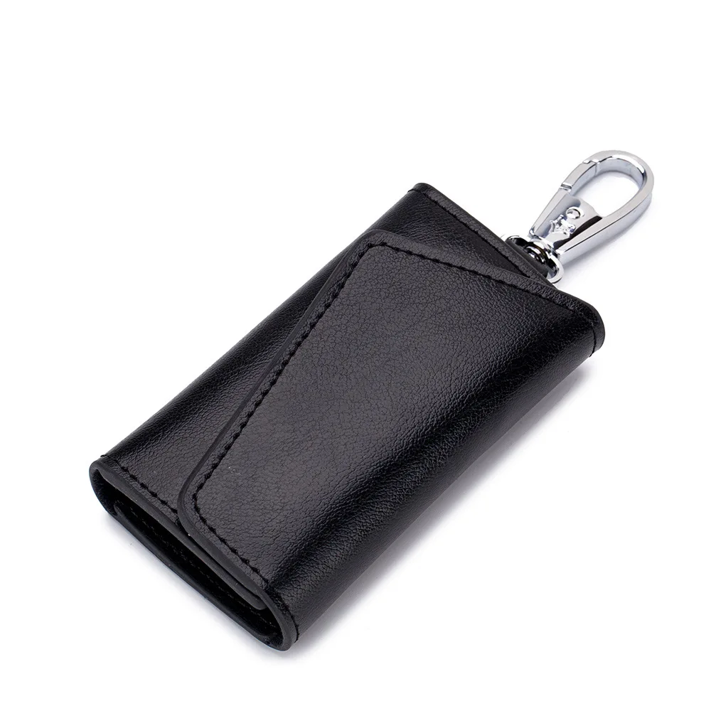 SOUTH GOOSE Brand Vintage Car Key Holders Men Genuine Leather Housekeeper Business Key Case Lady Hasp Home Key Wallets