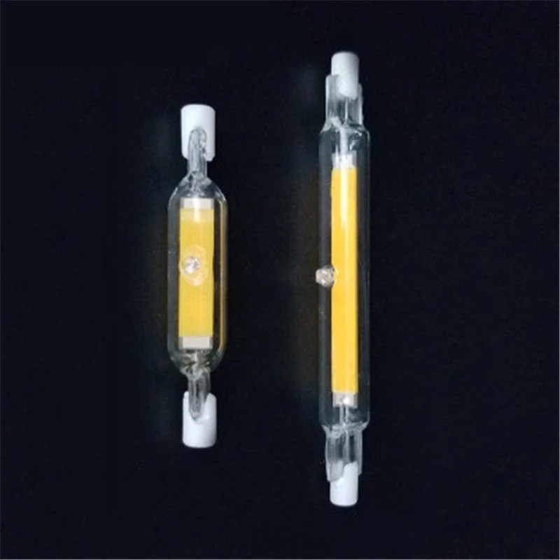 

LED R7S glass tube 118 mm 78 mm dimming instead of a halogen cob lamp 110 V / 220 V energy saving powerful R7S LED lamp