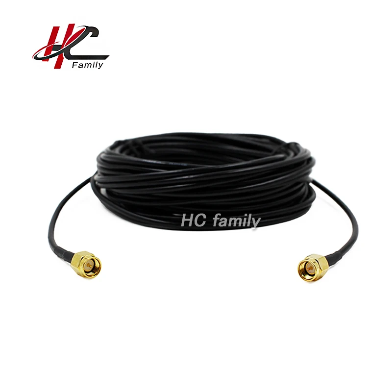 5 meters RG174 WIFI Antenna Extension Cable SMA Male Plug Female Jack Straight Pigtail Adapter RG174