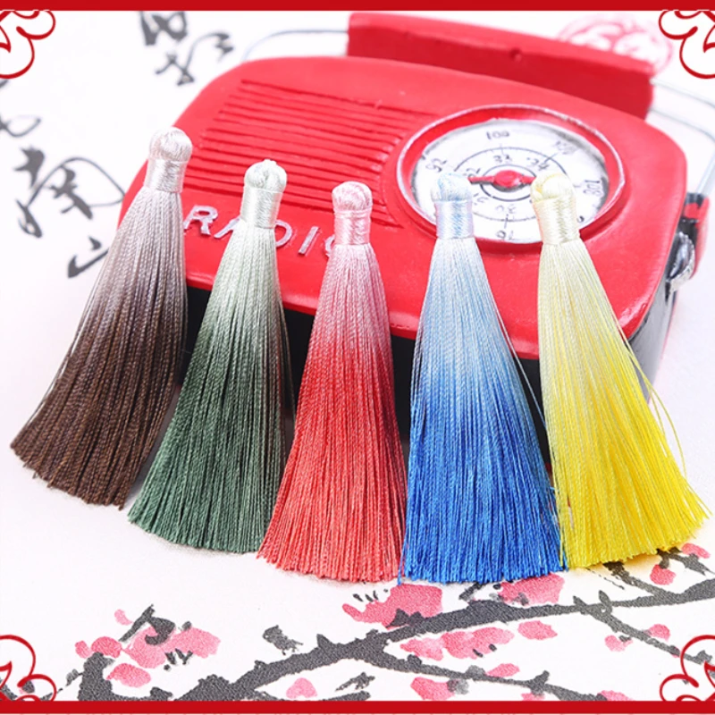 5PCS Multicolor Polyester Decorative Tassel Fringe DIY Craft Supplies Curtain Garment Sewing Accessories Jewelry Making Pendant