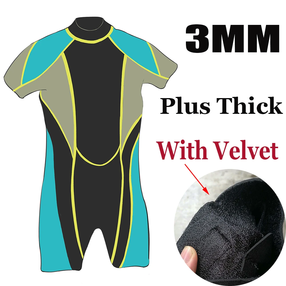 

NEW Arrivals Short Sleeve 3mm Neoprene Wetsuit Kids Scuba Wetsuits For Children Diving Suits Swim Surf Suit Boys Girls Swimwear