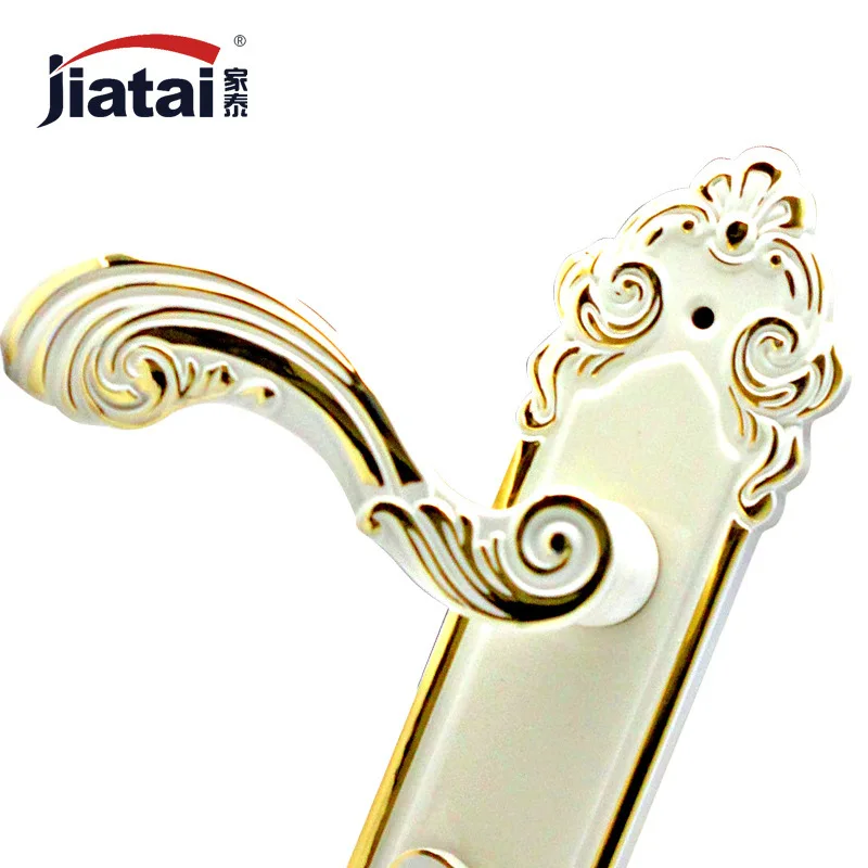 Thai high-end hardware home antique ivory European simple door lock to open the door ZL249233