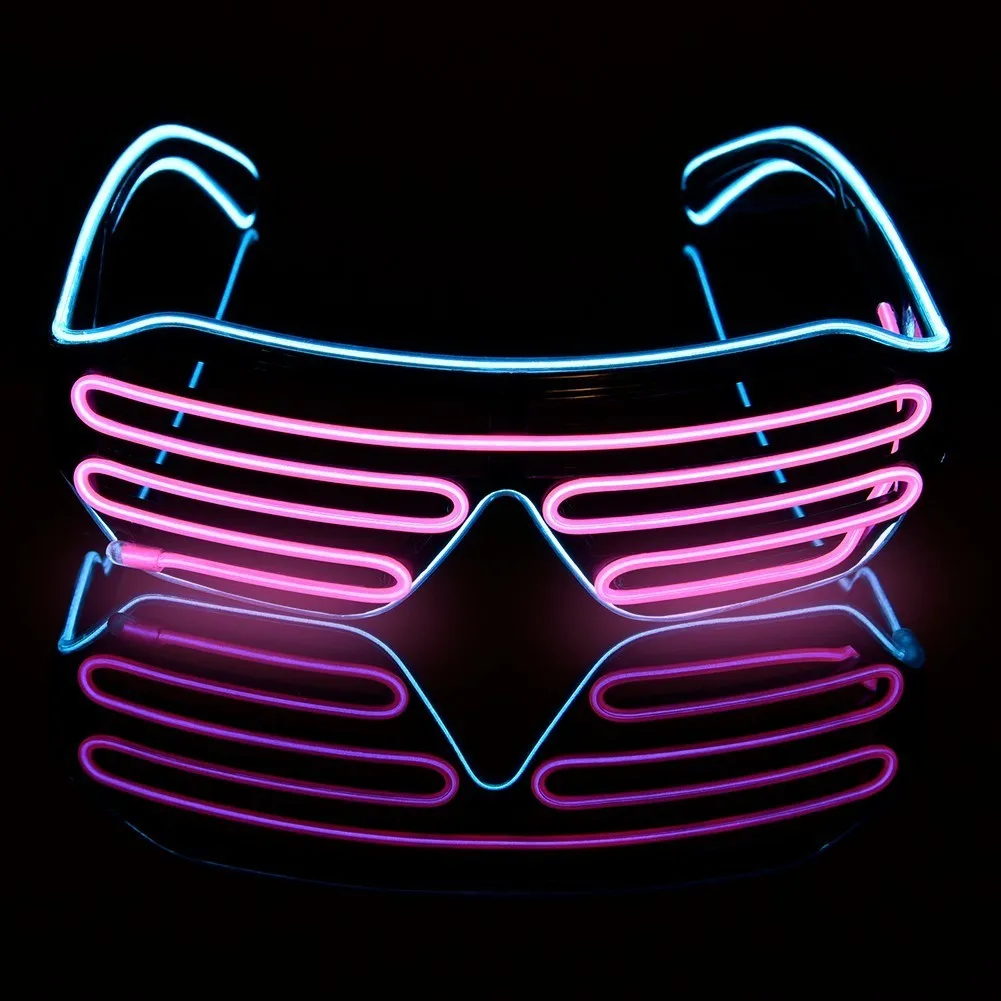 LED Glasses Light Up Shades Flashing Luminous Rave Night Christmas Activities Wedding Birthday Party Decoration led glasses