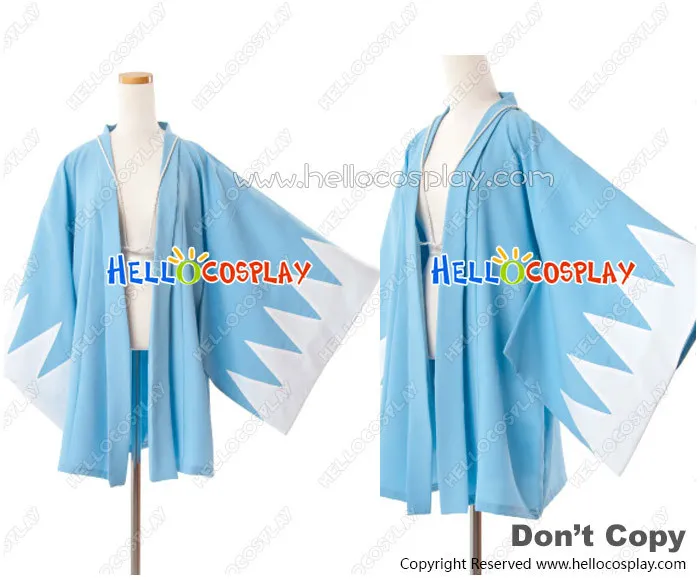 Hakuoki Hakuouki Shinsengumi Kitan Cosplay Shinsengumi Blue Coat Costume H008