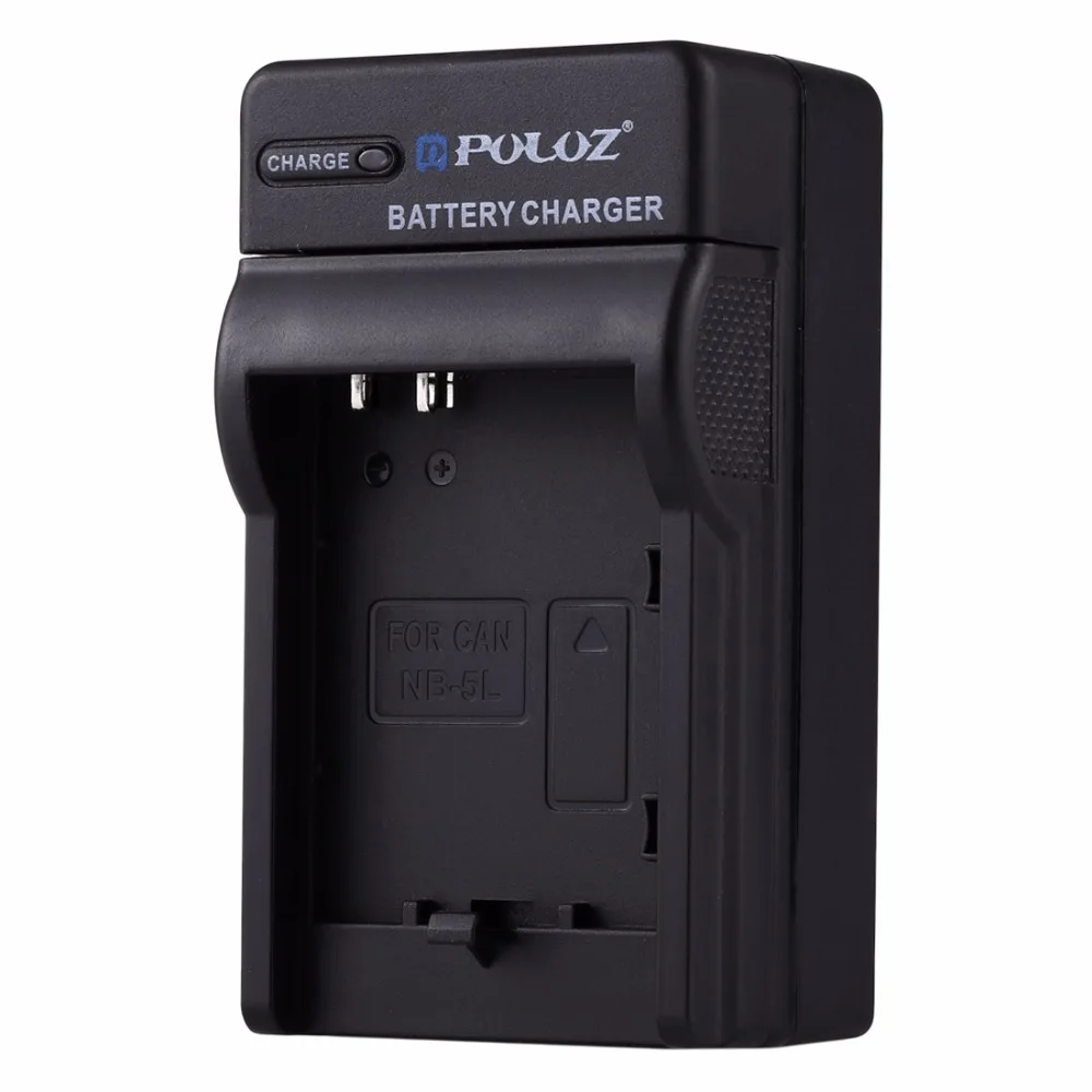 PULUZ EU Plug Battery Charger with Cable for Canon NB-5L, SX210 IS,  SX220 HS,  SX230 HS,  S100V,  SD700,  IXUS 90 IS Battery