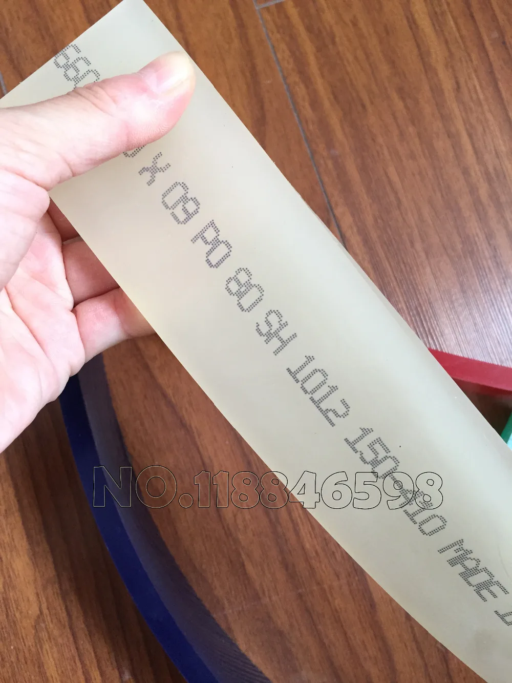 50*9*1000มม./500มม.พิมพ์หน้าจอแบน Squeegee ใบมีดยาง65/75/80/85A Durometer
