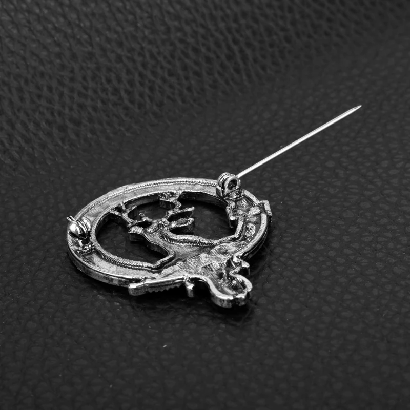 dongsheng New Outlander Scottish Kilt Color Deer brooch for Male&Female Alloy Vintage Jewelry -40