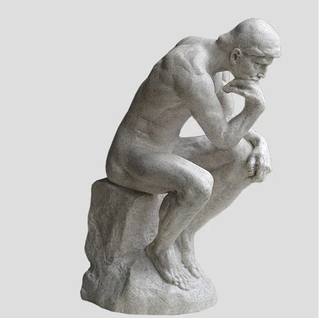 

The thinker sculpture decoration, meditation statue, arts and crafts, European characters, hotel, Home Furnishing decorations~