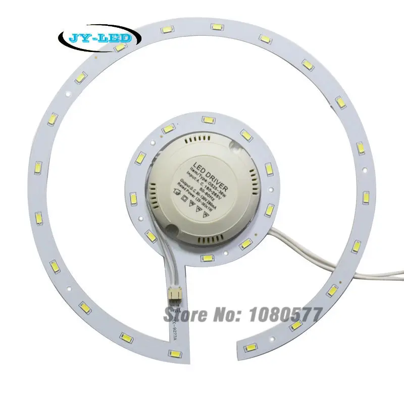 15w LED Ceiling Light Panel Board SMD 5730 LED Remould Plate Ring Disc Lights With Magnet Screw + Driver