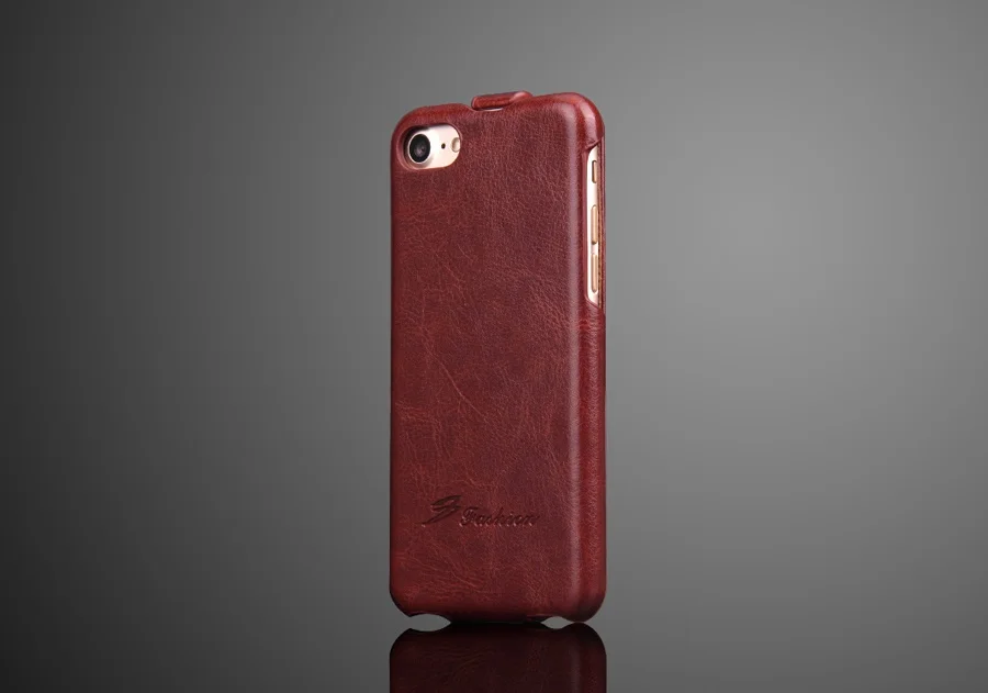 Etui z prawdziwej skóry z pionowym zamknięciem na zatrzask do Apple iPhone 17 Air 15 16 7 8 14 Plus 11 12 Mini 13 Pro Max 6 6S 17E Luxury Fundas — zdjęcie produktu 2