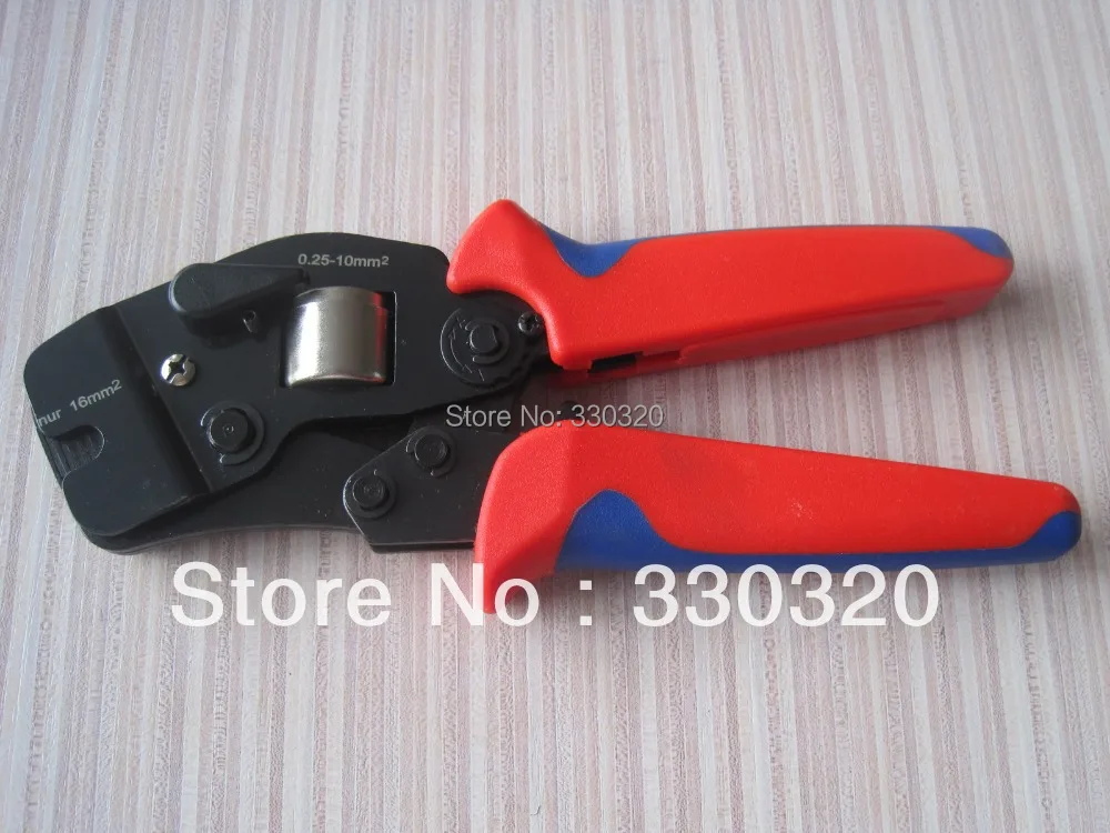 Cable End-sleeves Crimping Plier Self Adjusting Ratcheting Ferrule crimper 0.25-16mm2 C-0816