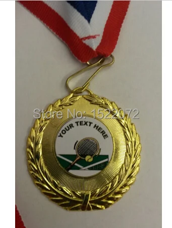 NEW  POPULAR  TENNIS METAL MEDAL PERSONALISED SPORTS  MEDAL  FH810008