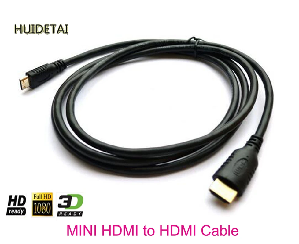 

Mini HDMI-compatible to HDMI-compatible cable 1.5m for Nikon P510 WX9 for Sony WX50 HX10V WX150 digital camera