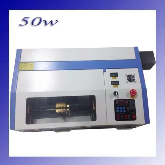 Promotion New 3020 50w Co2 Laser engraver machines,big power laser cutter engraving machine,DIY laser engraved chapter,Coreldraw