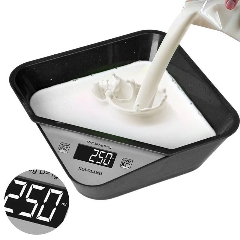 Pet Feeding 5kg Bowl Electronic Scale Food Diet Kitchen Digital Scale Postal Scales Cooking Tools Kitchen Scales Balance