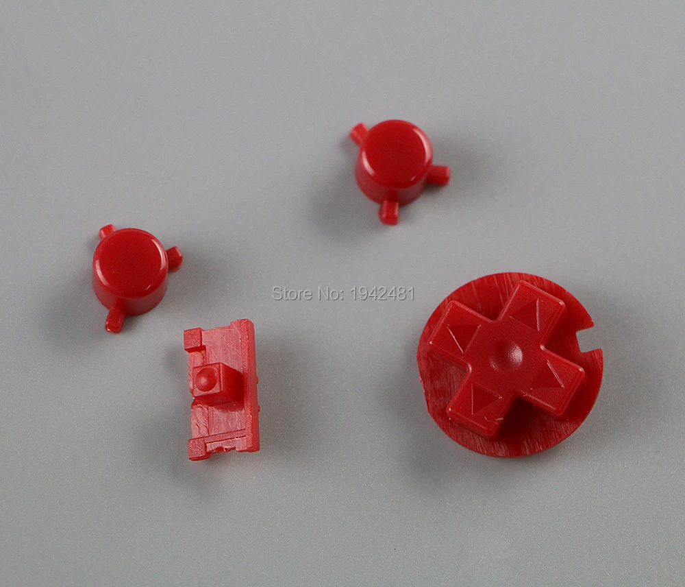 10 conjuntos de teclados de botões A B para Gameboy Pocket GBP On Off Power Buttons D Pads Power Buttons