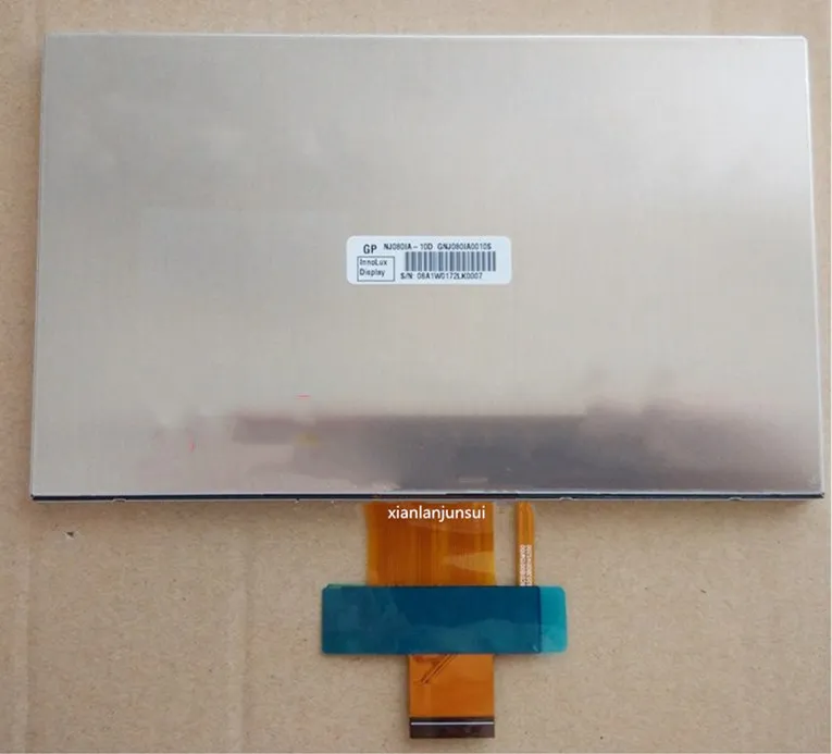 

8 inch NJ080IA-10D HD 1024*600 highlight 500, LVDS connection