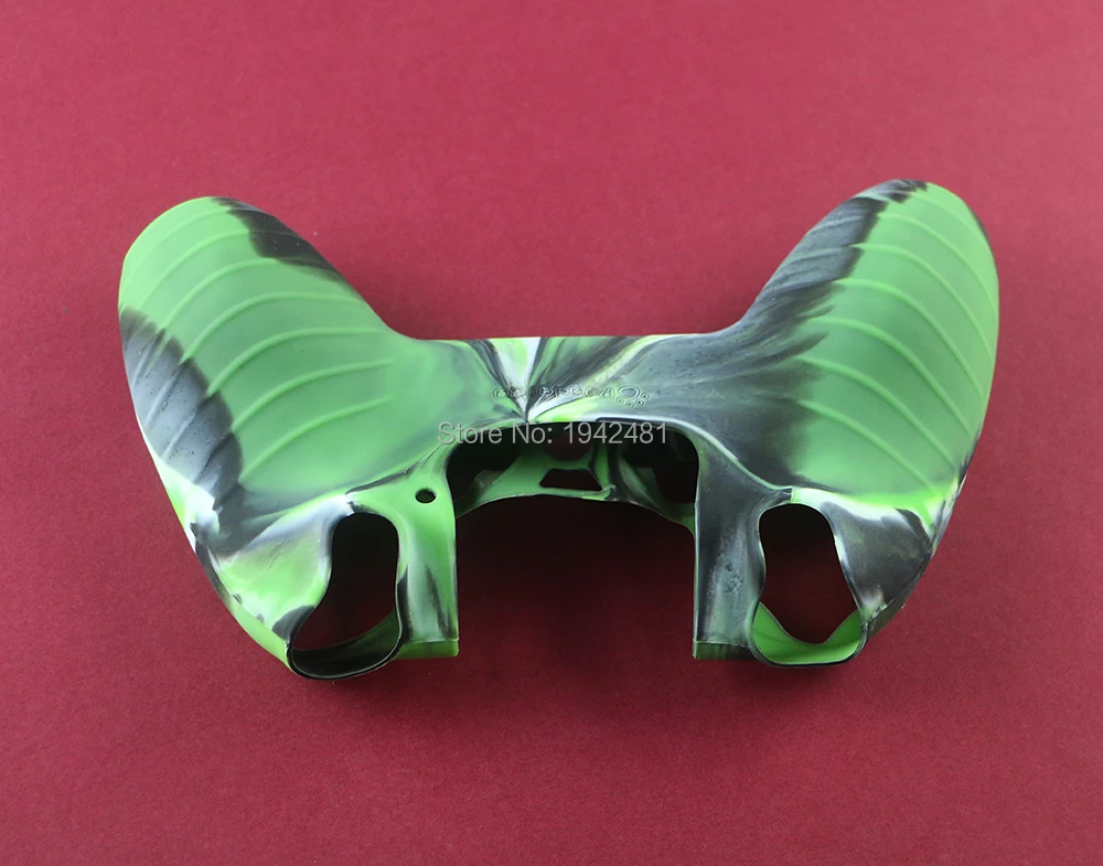 Étui de protection en silicone souple pour manette sans fil PS4, peau en caoutchouc, housse non ald, 3 pièces