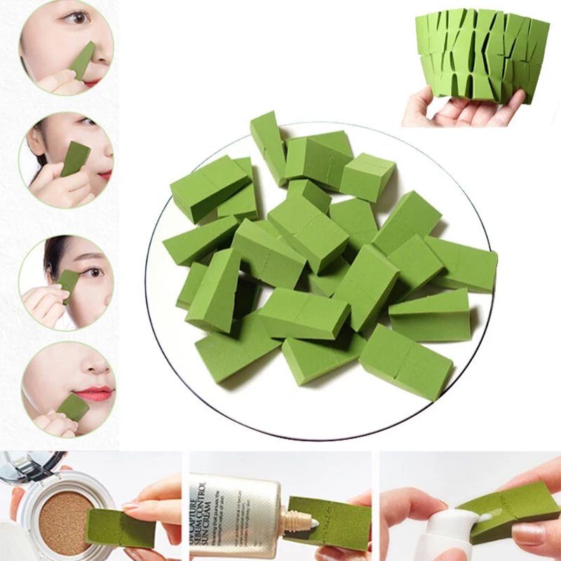 24pcs Cosmetici Spugna Strumenti di Trucco Trucco Prodotti di base del Triangolo Spugna Viso puff e Spugnette Cosmetiche