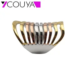 COUYA Multi Color Finger Rings Natural Handmade Retro Style Steel Ring Fashion Jewelry Rings for Women Bijoux