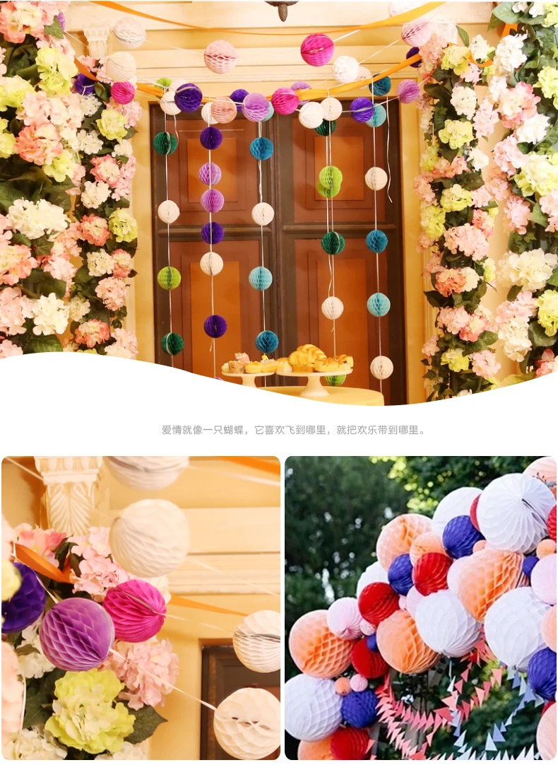 YLY's Love Lot De 20 Boules Décoratives En Papier Nid D