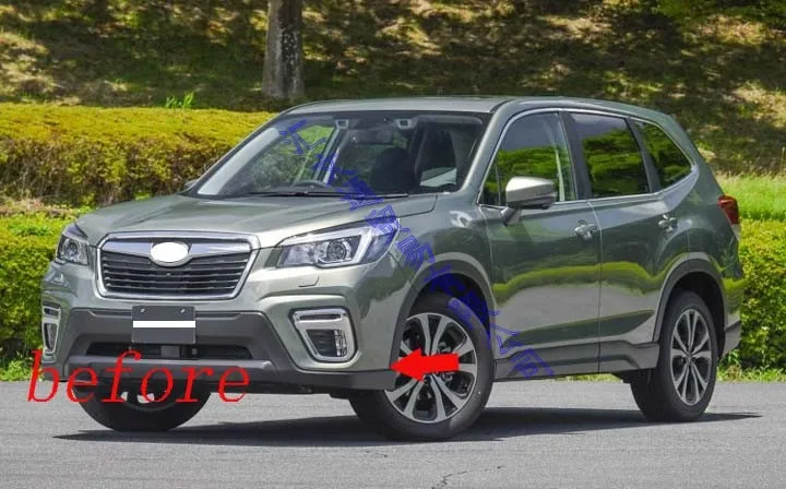 For Subaru Forester SK 2018 2019 2020 2021 Decorate Accessories Stainless Steel front Bumper Protector Trim