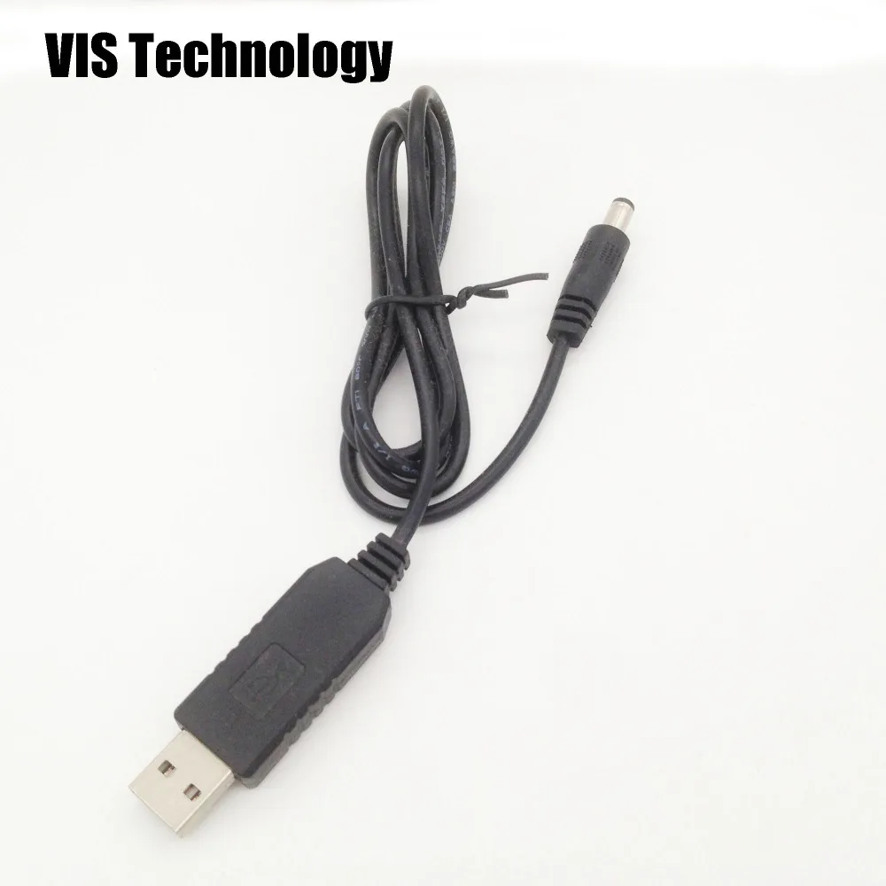 1pc 3D USB power boost line DC 5V to DC 9V/12V Step UP Module USB Converter Adapter Cable DC 5.5X2.1mm Plug for UNO MEGA2560