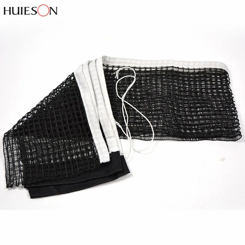 Huieson High Quality Waxed String Table Tennis Post Replacement Net 180cm*15cm Table Tennis Net Rack Accessories