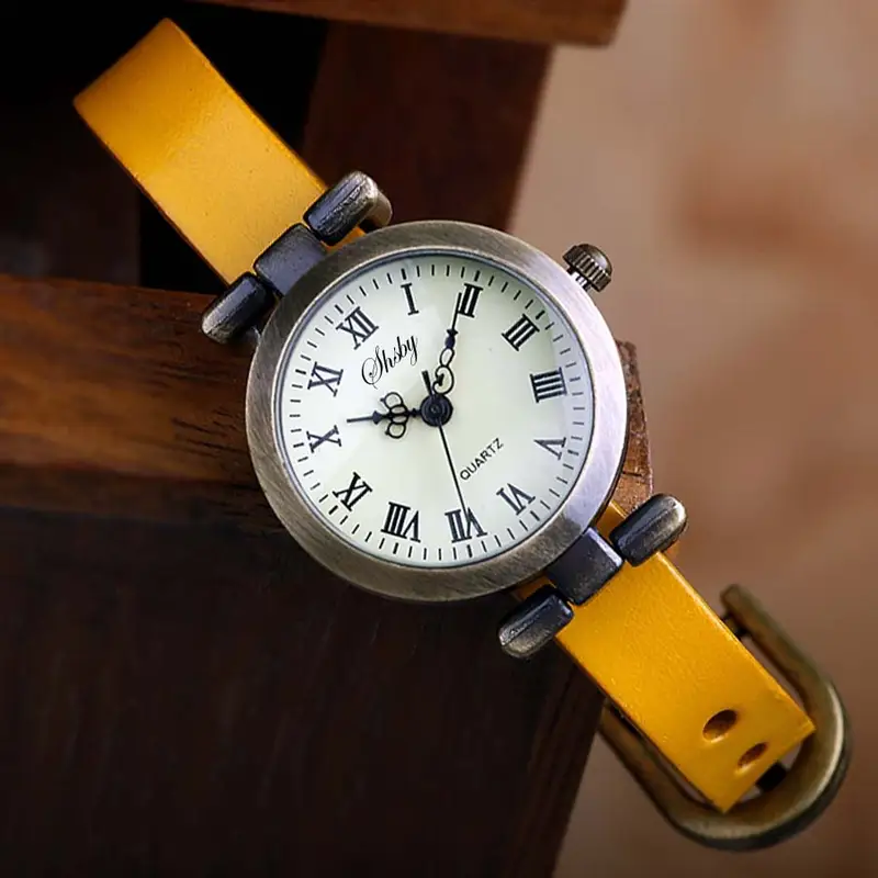 Shsby New Fashion Hot-Selling Leather Female Watch ROMA Vintage Watch Women Dress Watches - Image 14