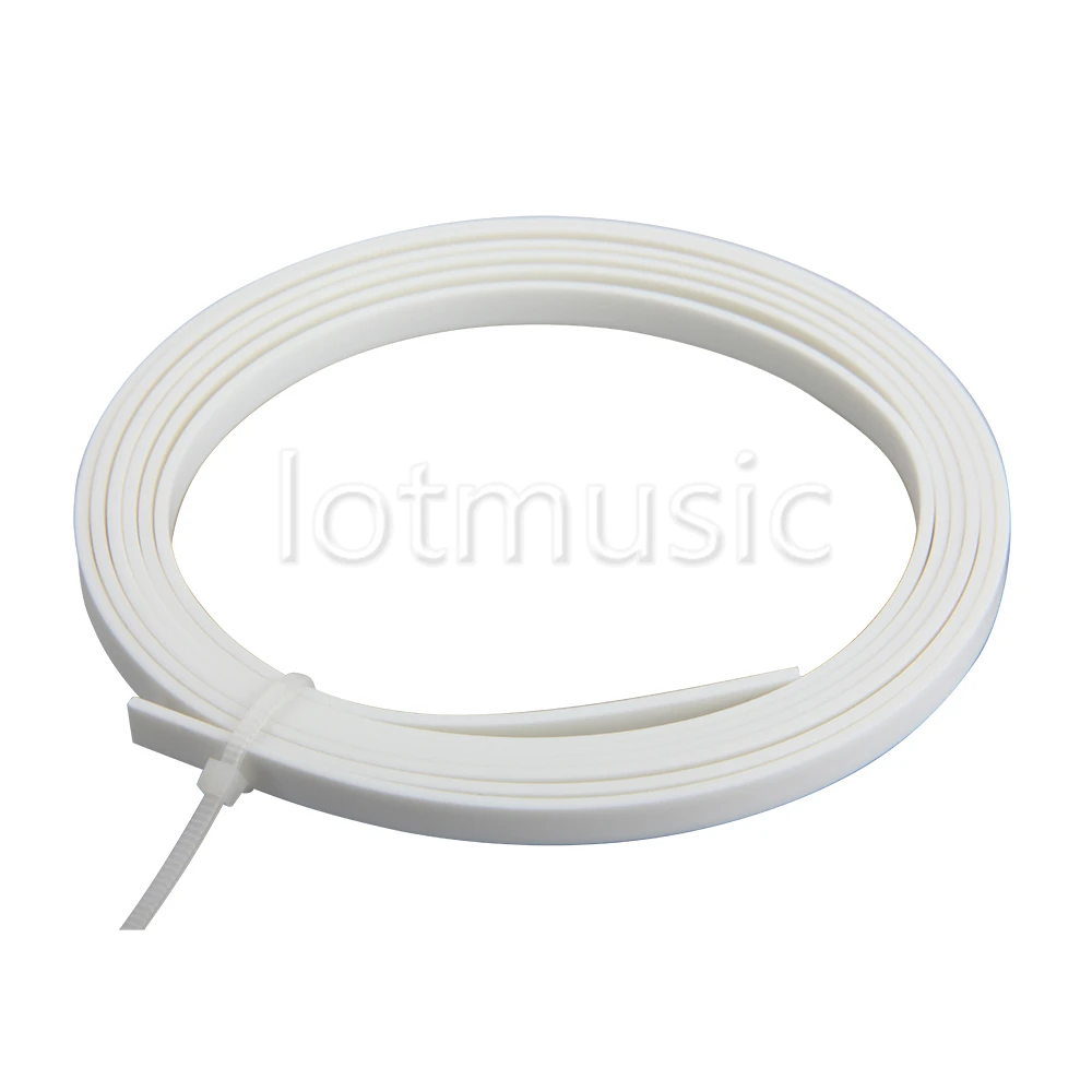 1pcs White ABS Guitar Binding Purfling Luther Supply 1650mmX4mmX1.5mm