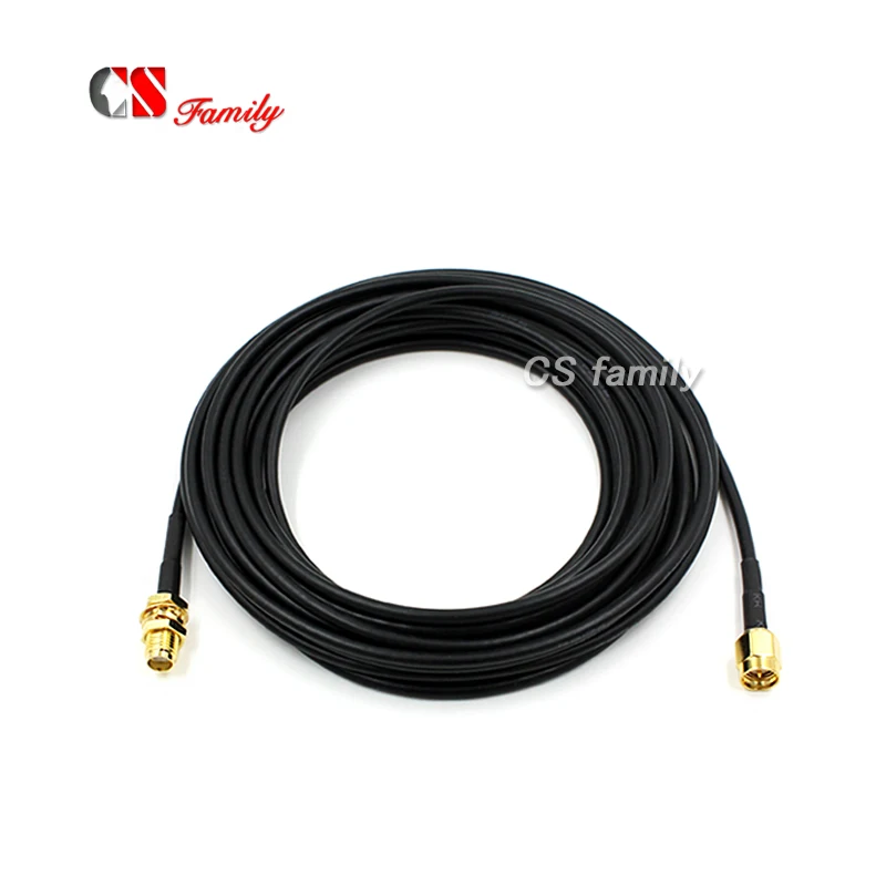 Antenna per cavo di prolunga RG174 5M SMA maschio a SMA femmina di alta qualità