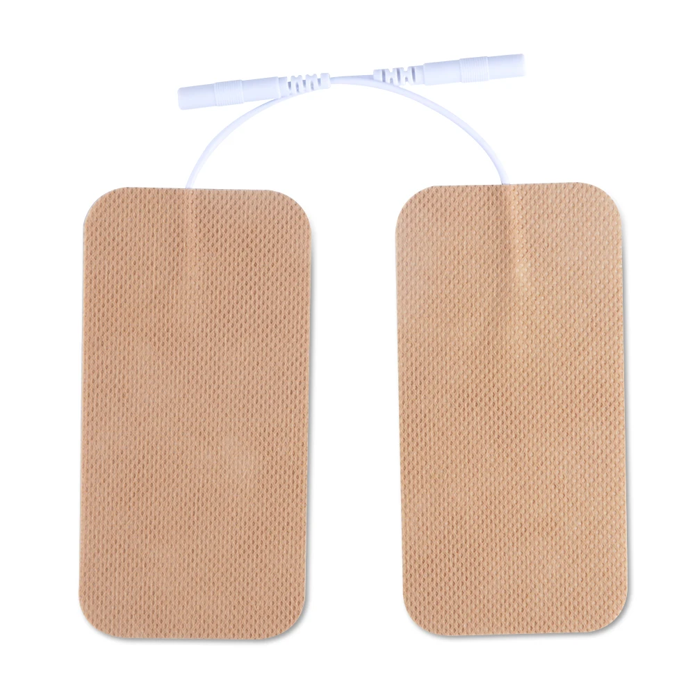 

10 Pairs TENS Electrodes Pads 5*10cm With Plug Hole 2.0mm For TENS/EMS Machines