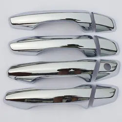 For HYUNDAI SANTA FE / IX45 2013 2014 2015 New Chrome Car Door Handle Cover Trim Free Shipping