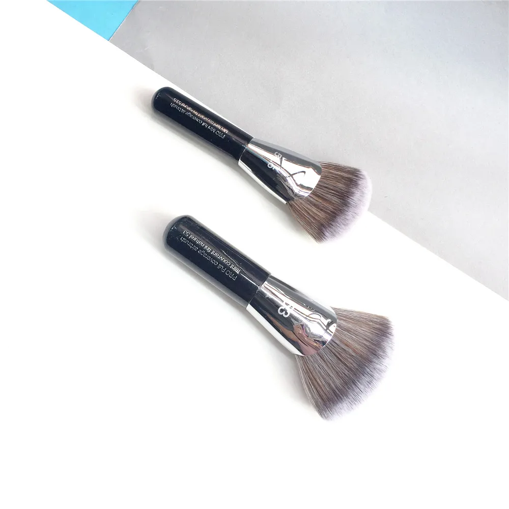 bdbeauty Pro Full Coverage Airbrush #53 / Mini #53.5 Defined highlight contour Foundation Po Brush - Beauty Makeup Blender Tool