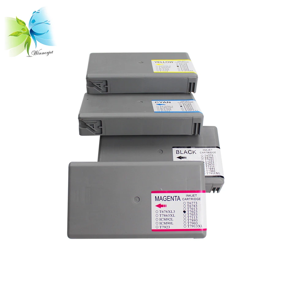 Winnerjet 2 Sets T7891 Ink Cartridge for Epson Workforce Pro WF-5110 WF-5190 WF-5620 WF-5690 printers,  Full with Ink and Chip