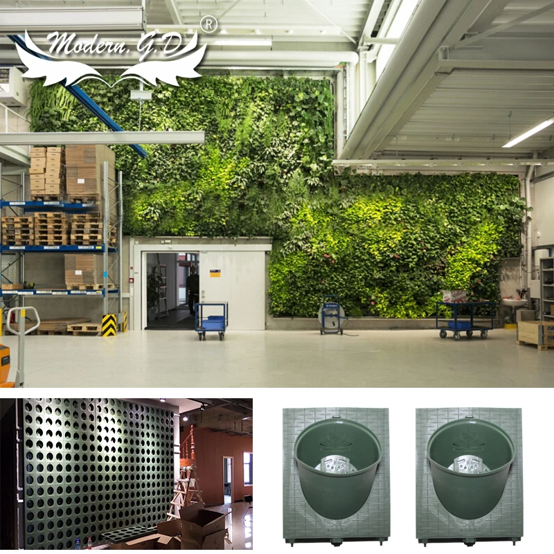 vertical garden or indoor grow wall hydroponics plant a small ecological forest to improve air enviorment