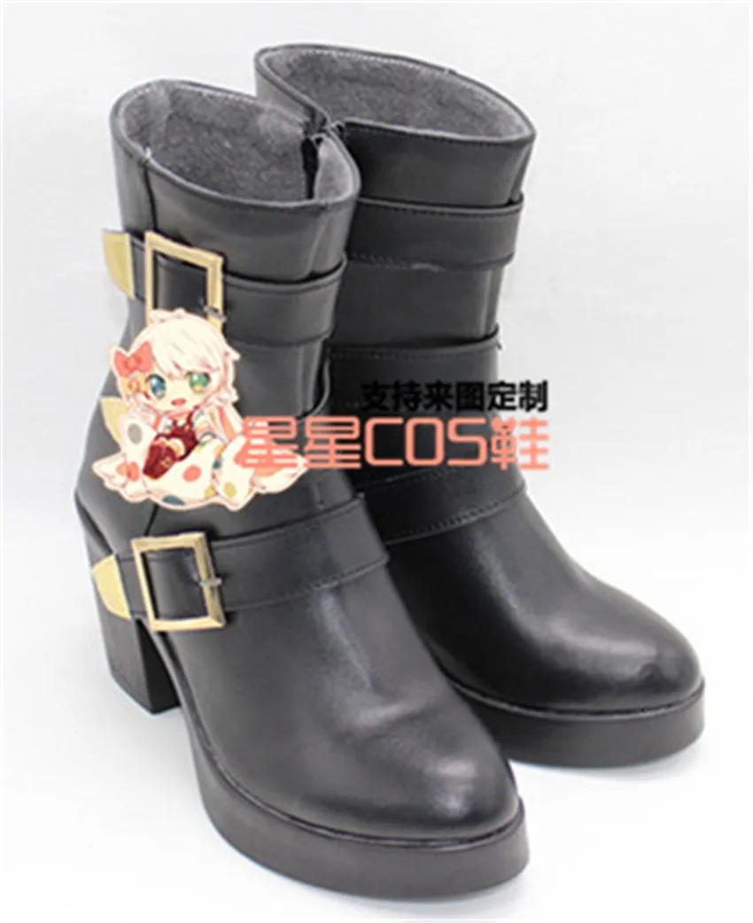 

Qualidea Code Tenkawa Maihime Girls Halloween Cosplay Shoes Boots X002