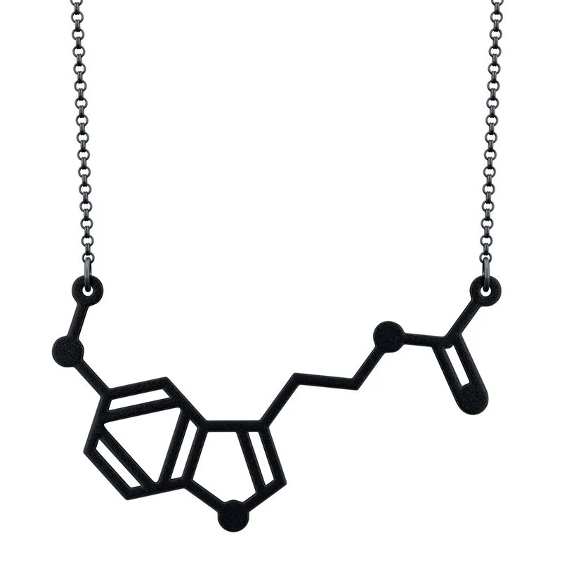 Wholesale Melatonin Molecule Necklace