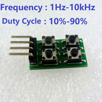 1-10kHz Duty Cycle & Frequency Adjustable PWM Square Wave Pulse Generator replace NE555 LM358 CD4017 DDS AD9850